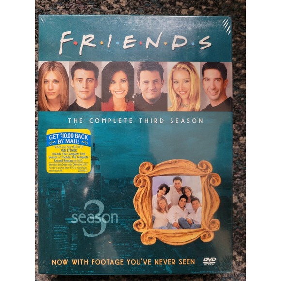 Other - FRIENDS The Complete Third Season (DVD, New) Friends: Season 3